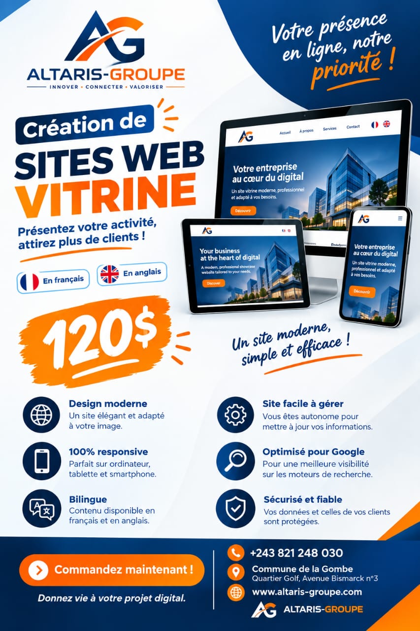VOTRE ENTREPRISE MÉRITE D’ÊTRE VISIBLE EN LIGNE !